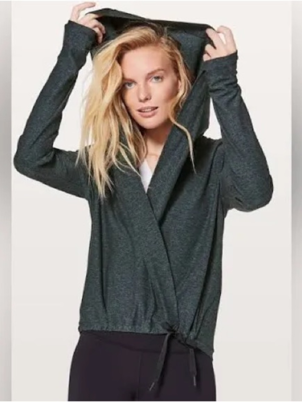 Lululemon Ready to Rulu Wrap in Heathered Blue - Size 4